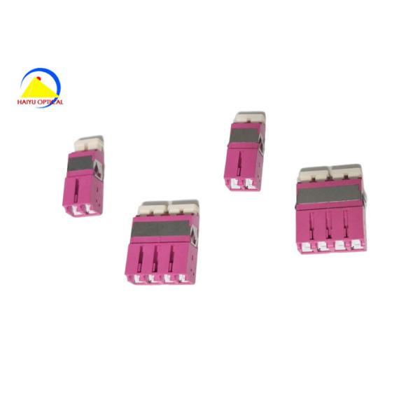 Metal Plastic APC SC Shutter Adapter Single Mode 0.2dB For CATV