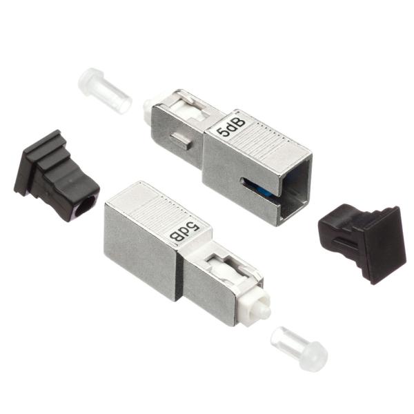 Male To Female Fixed Fiber Optic Attenuator SC 10dB 20dB 30dB