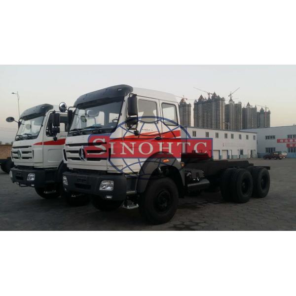 40 - 80 Tons Tractor Head Trucks NG Cab 4 Point Full Floating Air Suspension
