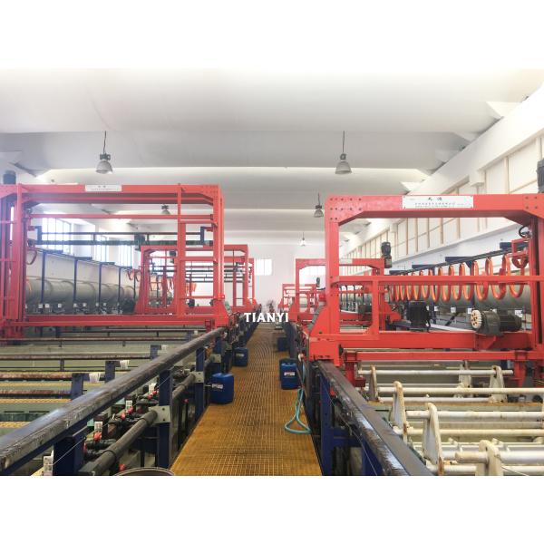Zinc Nickel Alloy Electroplating Machine Automatic Rack Type
