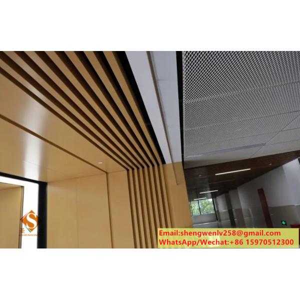 Customized metal facades aluminium cladding sheet with round holes pattern