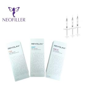 China Deep Sub Q Dermal Filler Revolax Hyaluronic Acid Filler For Cheek Lines wholesale