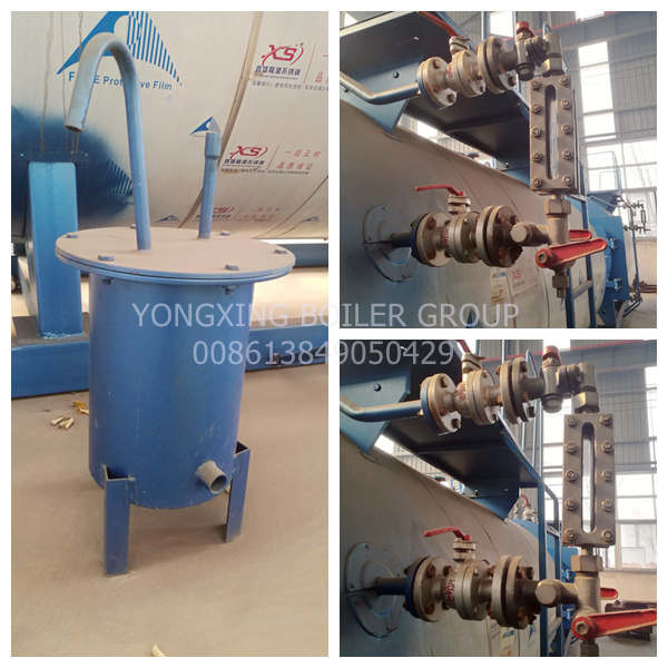 Safety Horizontal Steam Boiler / Intelligent Commercial Steam Boiler 6 Ton