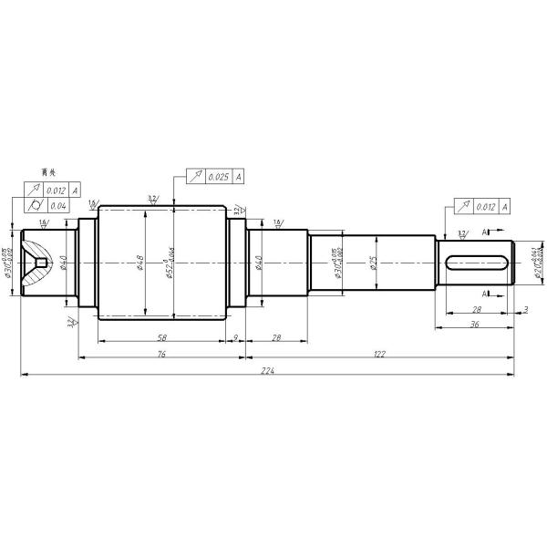 TUV G48 A923 B Duplex 1.4462 Forging Shafts for pulping shredder paper making