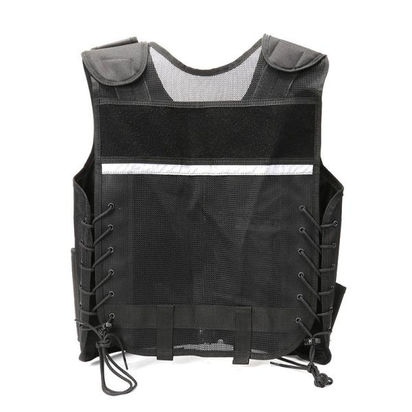 900D Oxford Tactical Vest Molle System Black Customizable Sizes M-3XL