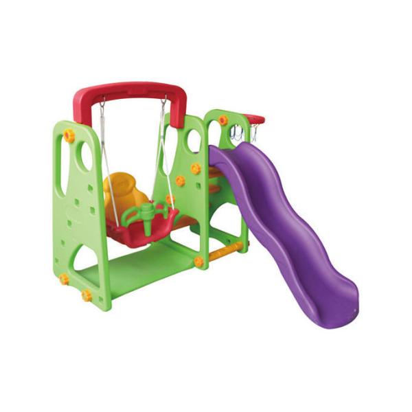 Elephant Plastic Kids Swing Slide Improve Children Intelligence Oem Service