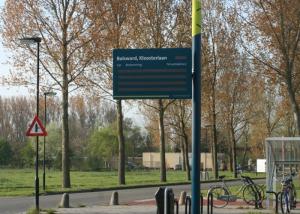Variable Programmable Bus LED Display , Traffic Calming Signs For Bus Information Display