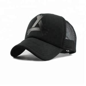 China Quick Dry Cotton 5 Panel Trucker Cap , Sunshade Baseball Trucker Hat Mesh Cap wholesale