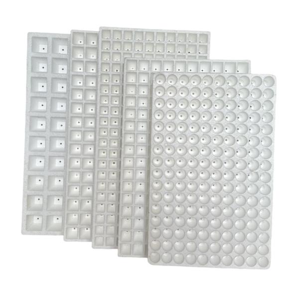 EPS seedling cultivation tray 160 holes round hole foam seedling cultivation tray water cultivation tray
