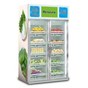 China 1100V Vegetable Vending Machine DEX System Gravity Sensing Screen Free wholesale
