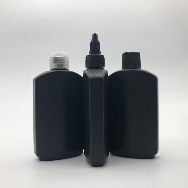 Customized Transparent Glossy Plastic Dropper Bottles With Printed Logo For Essential Oil Liquid Packaging