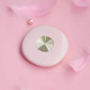 Portable Lighted Makeup Mirror, 1X/7X Magnification, Compact Magnifying Makeup Mirror with Daylight LED Ring Light