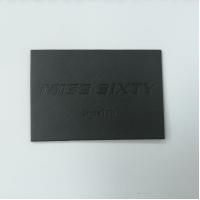 China Washable Label Embossed Leather Patches Suede Microfiber PU for sale