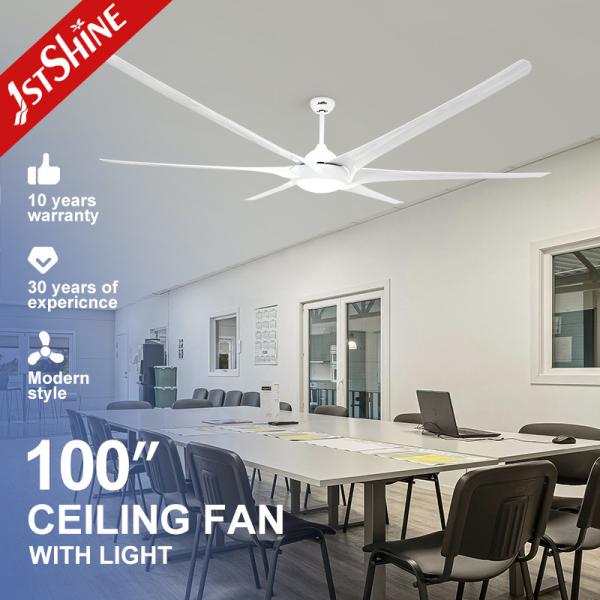 Quality 100 Inch DC Plastic Ceiling Fan With Light Energy Saving Low Power Consumption for sale