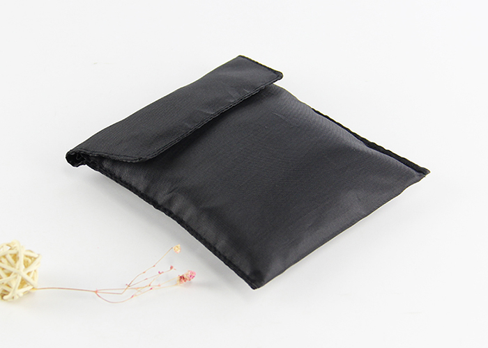 Large Zippered Pocket Fashion Polyester Tote Bags Shopping Waterproof Cloth