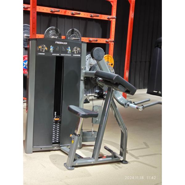 Commercial Gym Equipment Pin Loaded Training Seated Bicep&triceps Dual Function Fitness Equipment