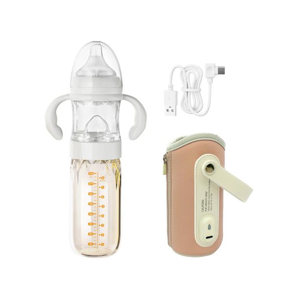 Quality Multi Function Formula Mixing Baby Bottle Anti Colic 8 Ounce Glass Milk Bottles for sale