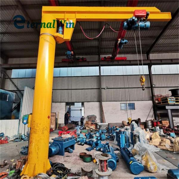 Remote Control Column Jib Crane With Hoist Options OEM ODM Service