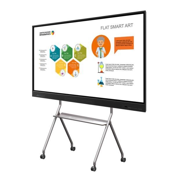 65inch Interactive Flat Panel Pen Finger Touch Interactive Touch Panel 4k Lcd Digital Interactive Smart Boards For Schools Teaching