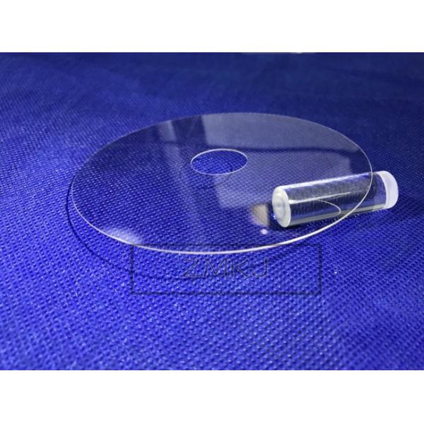 Customized Shape Synthetic Sapphire Rod Optical Stick 0.1 - 200mm Thickness