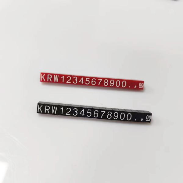 Medium 6*4mm Black and White Transparent Red Stand for Luxury Jewelry Collection