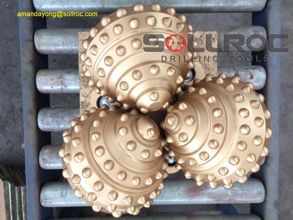 Quality IADC API Carbide Tricone Rock Roller Bits For Exploration , High Efficiency for sale