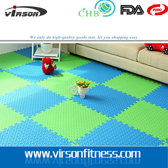 2015 printed hot sale yoga puzzle mats for body-building