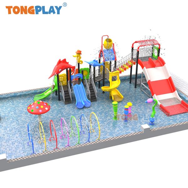 Tong Play Outdoor Children's Play Pool Plastic Slide Summer Vacation Pool Park Equipment Adult Waterslide