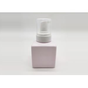 China Pink 250ml PET Plastic Cosmetic Bottles With Foam Pump on sale