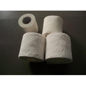 China Embossed Virgin White Toilet Tissue Paper Roll , 2ply wholesale