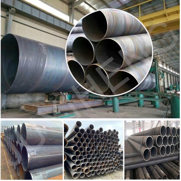 ERW Welded Galvanized Pipe Customized Spiral Welded Carbon Steel Pipe 6m
