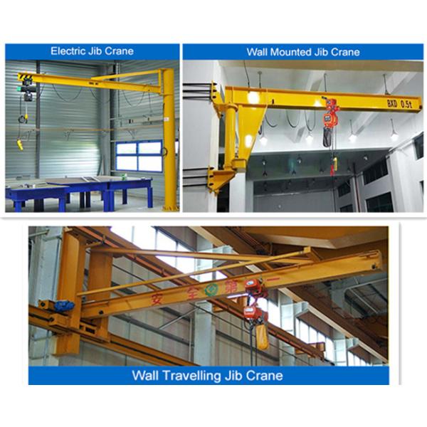 A3 2000kg Jib Crane Hoist Mount Wall Remote Control Rail Travelling
