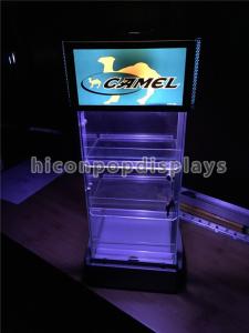 China Led Lighting Commercial Tobacco Cigarette Display Showcase For Merchandising wholesale