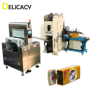 China Automatic Locking Tin Can Making Machine With Strip Feeding System wholesale