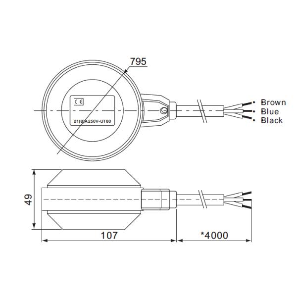 IP68 Waterproof Explosion Proof Float Switch 250V Floating Level Switch
