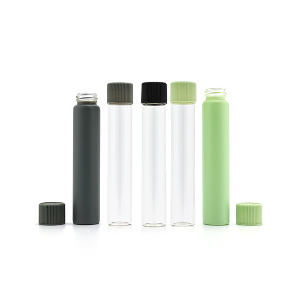 109mm Glass Pre Roll Tubes Clear Child Resistant Tubes Smooth