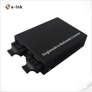 Low Heat 100Mbps Fiber Media Converter Single Mode Multi Mode