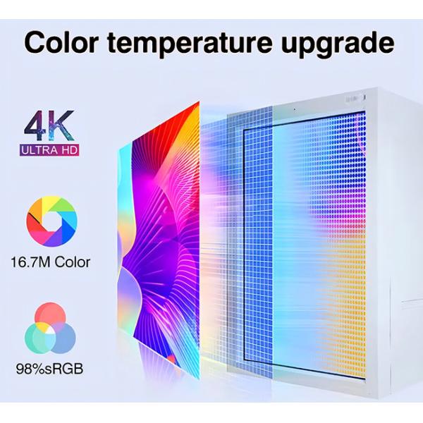 Touch Sensitive Transparent LCD Screen Clear LCD Display For Museums