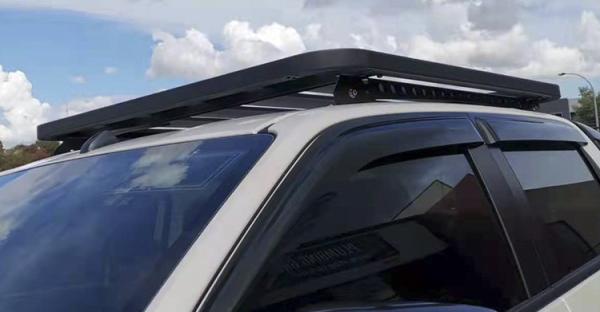 Quality ISO9001 Black Steel Hilux Roof Racks Car Cargo Carrier For Luggage for sale