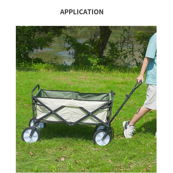 Wagon cart handle detail