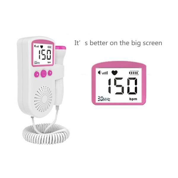 Electronic Fetal Heart Monitor, Pregnancy Heart Beat Monitor for prenatal care,Technology Plastic ABS Meterial