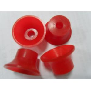 China Industrial Protection Polyurethane Parts , PU Red Little Parts wholesale