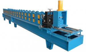 China 12 Stations Single Chain Drive Shutter Door Guard Rail Roll Forming Machine With 10-15m/min wholesale