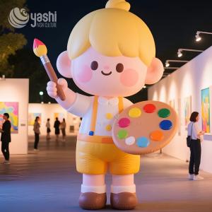 China Outdoor Cartoon Balloons Giant Inflatable Cartoon Figures Light Up wholesale