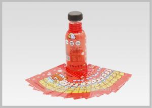 China Eco Friendly Juice Drink Bottle Labels PETG Shrink Wrap Sleeve No Benzene , 40 Mic on sale