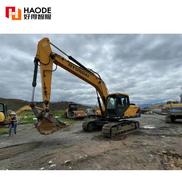 Good Condition Used Hyundai 215 Crawler Excavator Equipped with Top Hydraulic Valve