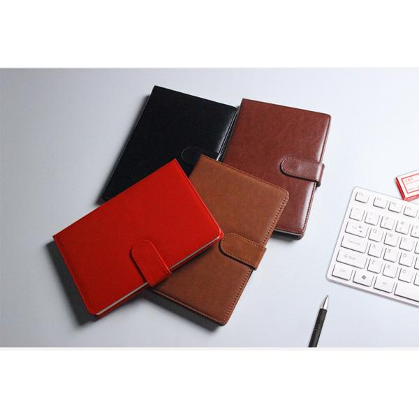 Personalized Notebook with Luxury Soft PU Leather Cover and Customized Paper Material