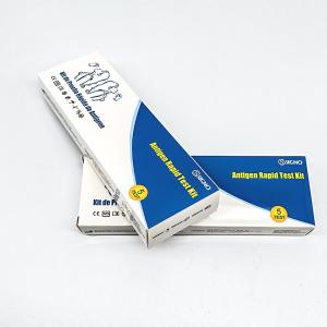 China Saliva Sputum Nasal Sars Cov 2 Rapid Test Kit Antigen For Home Self Test on sale