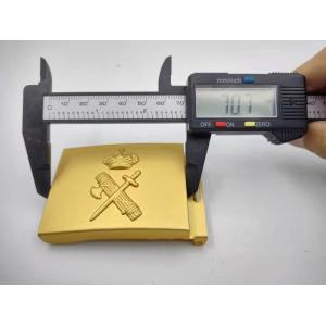 Electroplating Annual Design Golden Army Belt Buckles