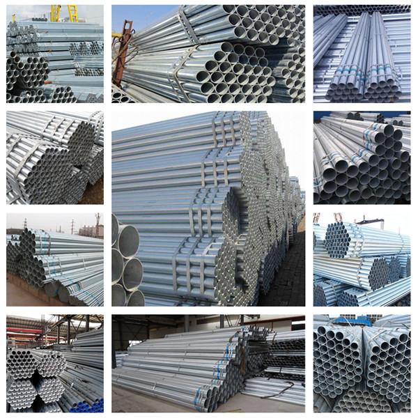 ASTM DX52D Galvanised Steel Pipe Z100 Sch10 3.05mm Flat Surface Bright